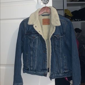 Levi Fur Jean Jacket